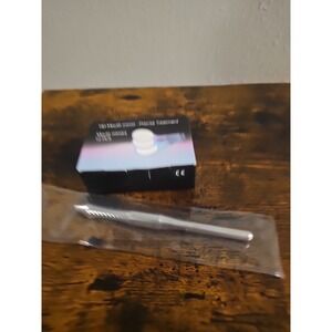 HD Mouth Mirror Heads #4 Plain Green 12/Pk with holder